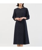 【ジェイ プレス/J.PRESS】のボタニカルジャガード ワンピース ネイビー系|ID: prp329100004720826 ipo3291000000034320151