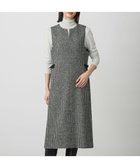 【ジェイ プレス/J.PRESS】のウールシルク ハウンドトゥース ジャンパースカート モノトーン系|ID: prp329100004720829 ipo3291000000035567375