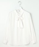 【ジェイ プレス/J.PRESS】の【洗える】ヌーディスバックサテン ブラウス オフ系|ID: prp329100004721446 ipo3291000000034121950
