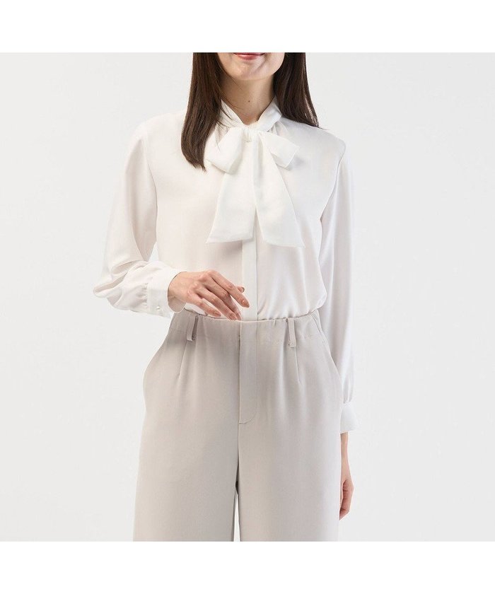 【ジェイ プレス/J.PRESS】のヌーディスバックサテン ブラウス インテリア・キッズ・メンズ・レディースファッション・服の通販 founy(ファニー) https://founy.com/ ファッション Fashion レディースファッション Fashion for Women トップス・カットソー Cut & Sew Tops シャツ・ブラウス・オフィスカジュアル Elegant Blouses & Button-Ups エレガント 上品 Elegant オケージョン Occasion Wear ヴィンテージ Vintage Style カフス Cuff Design サテン Satin, Glossy Fabric ジョーゼット Georgette, Semi-Sheer Fabric ストレッチ Stretch, Stretchy Fabric ドレープ Drape, Draping Fabric パール Pearl, Pearl Accent レース Lace, Lace Fabric A/W・秋冬 Autumn/Winter セレモニー Ceremony ビジネス 仕事 通勤 Business / Work / Commuting |ID: prp329100004721446 ipo3291000000034320069