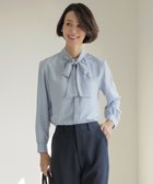 【ジェイ プレス/J.PRESS】のヌーディスバックサテン ブラウス サックス系|ID: prp329100004721446 ipo3291000000035708517