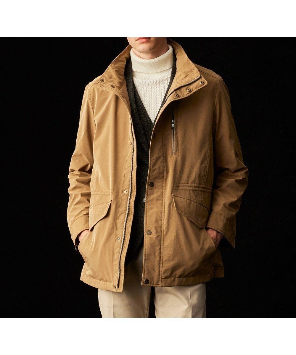 【ジョセフ アブード/JOSEPH ABBOUD / MEN】の【ストレッチ/撥水/JAPANファブリック】パウダーツイル ブルゾン 人気、トレンドファッション・服の通販 founy(ファニー) 　ファッション　Fashion　メンズファッション　Fashion for Men　アウター　Men's Coats Outerwear　ブルゾンジャケット / カジュアルアウター　Bomber Jackets & Blousons　ヴィンテージ　Vintage Style　ジャケット　Jacket, Outerwear　スタンド　Stand Collar, Upright Stand　ストレッチ　Stretch, Stretchy Fabric　スピンドル　Spindle, Drawcord　スーツ　Suit, Formalwear　ツイル　Twist, Twisted Detail　ファブリック　Fabric, Textile　ブルゾン　Blouson, Bomber Jacket　ポケット　Pocket, Pocket Detail　A/W・秋冬　Autumn/Winter　 other-1|ID: prp329100004721471 ipo3291000000035707304