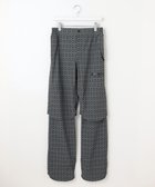【23区 ゴルフ/23区GOLF / MEN】の【MEN】モノグラム レインパンツ 2WAYストレッチ 透湿防水 防風 撥水 ポケッタブル ブラック系5|ID: prp329100004721476 ipo3291000000035184017