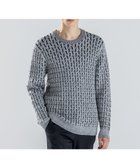 【ジョゼフ オム/JOSEPH HOMME / MEN】の新柄【洗える】モロッカンクリスタル クルーネックニット ライトグレー系|ID: prp329100004721488 ipo3291000000034122081