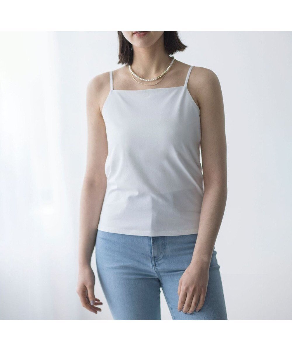 【組曲/KUMIKYOKU】の【抗菌防臭】キャミソール 人気、トレンドファッション・服の通販 founy(ファニー) 　ファッション　Fashion　レディースファッション　Fashion for Women　トップス・カットソー　Cut & Sew Tops　キャミソール&ノースリーブ　Camisoles & Sleeveless Tops　インナー　Innerwear　春　Spring　キャミソール　Camisole, Spaghetti Strap Top　抗菌　Antibacterial, Bacteria-Resistant　シルケット　Silket, Silky Cotton　ストレッチ　Stretch, Stretchy Fabric　トレンド　Trend, Trending Now　フィット　Fit, Slim Fit　ベーシック　Basic, Essential　S/S・春夏　SS, Spring/Summer, Warm Season　おすすめ　Recommended / Our Picks　夏　Summer　 other-1|ID: prp329100004721491 ipo3291000000034122090