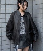 【ウィゴー/WEGO】のヴィンテージライクPUジャケット ブラック|ID: prp329100004721499 ipo3291000000034122120