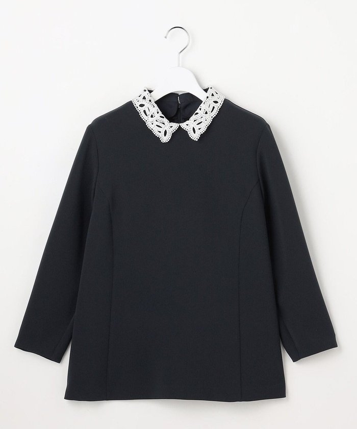 【ジェイ プレス/J.PRESS】の【セットアップ対応・洗える・2way】セラテリーダブルクロス ブラウス インテリア・キッズ・メンズ・レディースファッション・服の通販 founy(ファニー) https://founy.com/ ファッション Fashion レディースファッション Fashion for Women トップス・カットソー Cut & Sew Tops シャツ・ブラウス・オフィスカジュアル Elegant Blouses & Button-Ups セットアップ Matching Sets レディーストップス・ブラウス Tops & Blouses / Assorted Women's Tops 洗える Machine Washable ストレッチ Stretch, Stretchy Fabric セットアップ Set-Up, Coordinated Outfit パウダー Powder, Soft Tone ペプラム Peplum, Flared Hem レース Lace, Lace Fabric A/W・秋冬 Autumn/Winter 新作・新入荷 New Arrivals / New In エレガント 上品 Elegant |ID: prp329100004721500 ipo3291000000034122121