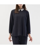 【ジェイ プレス/J.PRESS】の【セットアップ対応・2way】セラテリーダブルクロス ブラウス ネイビー系|ID: prp329100004721500 ipo3291000000034320077