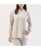 【ジェイ プレス/J.PRESS】の【セットアップ対応・2way】セラテリーダブルクロス ブラウス グレージュ系|ID: prp329100004721500 ipo3291000000034320079