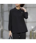 【ジェイ プレス/J.PRESS】の【セットアップ対応・2way】セラテリーダブルクロス ブラウス ブラック系|ID: prp329100004721500 ipo3291000000035117339