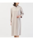 【ジェイ プレス/J.PRESS】の【2way】セラテリーダブルクロス 襟付き ワンピース グレージュ系|ID: prp329100004721502 ipo3291000000034320087