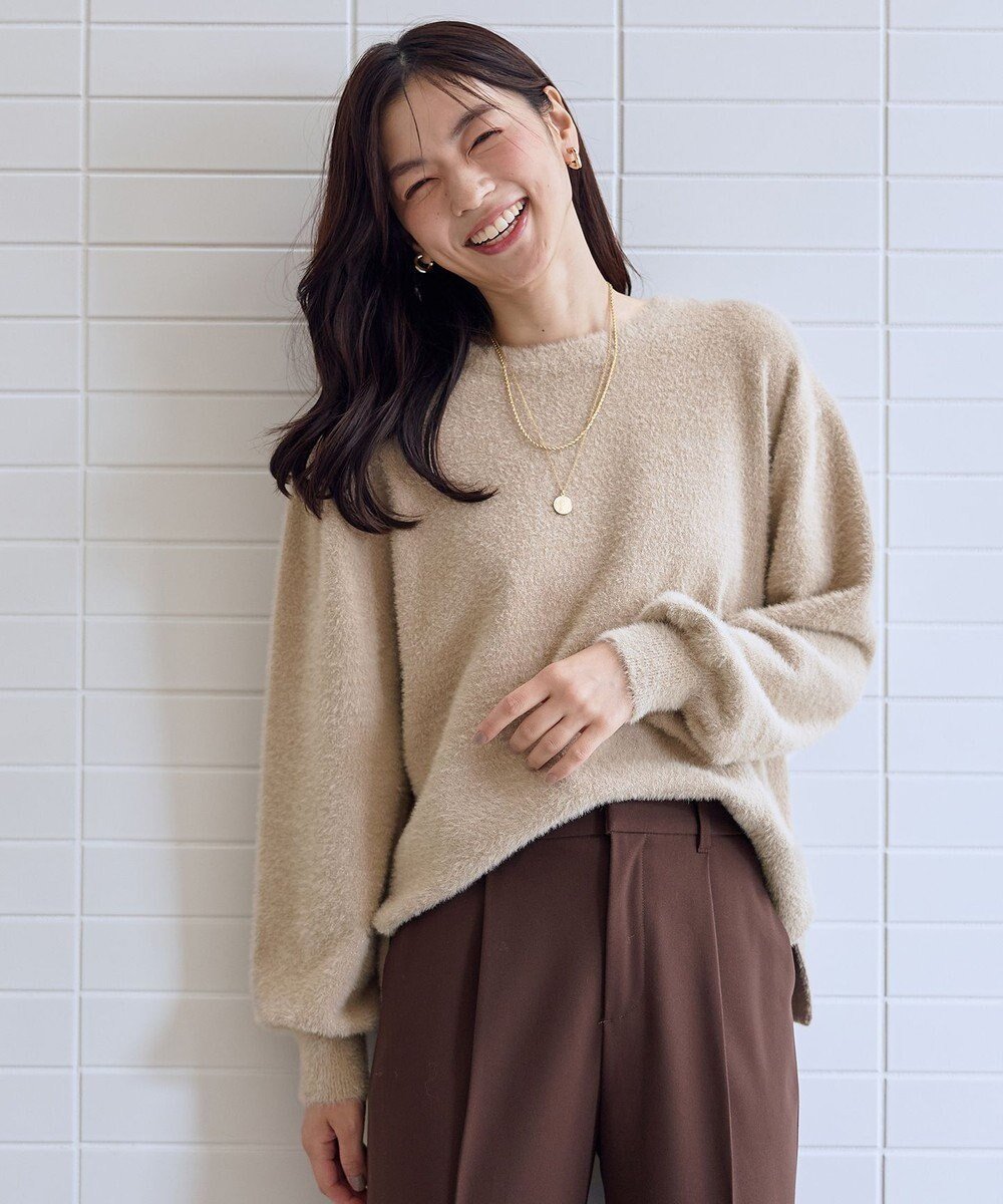 【エニー/ANY】の【手洗い可】ショートシャギープルオーバーニット 人気、トレンドファッション・服の通販 founy(ファニー) 　ファッション　Fashion　レディースファッション　Fashion for Women　トップス・カットソー　Cut & Sew Tops　ニット　Knit Tops & Sweaters　カジュアルプルオーバー・ニットトップス　Pullovers & Knit Tops / Casual Pullovers　ストレッチ　Stretch, Stretchy Fabric　スラックス　Slacks, Dress Pants　スリット　Slit, Slit Detail　セーター　Sweater, Knitwear　デニム　Denim, Jeans Material　トレンド　Trend, Trending Now　ボトム　Bottoms, Lower Wear　A/W・秋冬　Autumn/Winter　新作・新入荷　New Arrivals / New In　おすすめ　Recommended / Our Picks　エレガント 上品　Elegant　 other-1|ID: prp329100004721511 ipo3291000000034122156