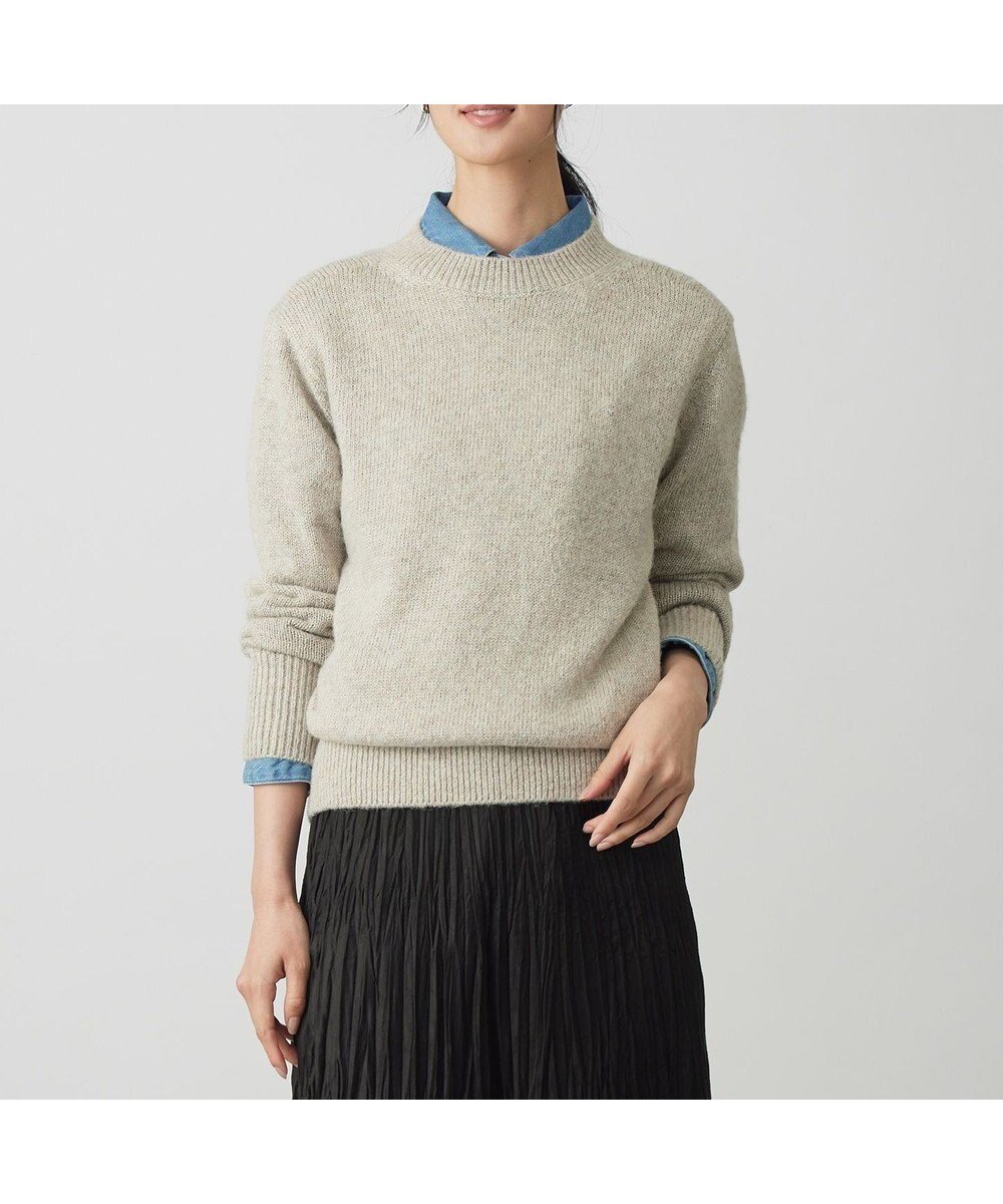 【ジェイ プレス/J.PRESS】の【洗える】MIX COLOR クルーネック ニット 人気、トレンドファッション・服の通販 founy(ファニー) 　ファッション　Fashion　レディースファッション　Fashion for Women　トップス・カットソー　Cut & Sew Tops　ニット　Knit Tops & Sweaters　新作・新入荷　New Arrivals / New In　セーター　Sweater, Knitwear　ミックス　Mix, Mixed Style　エレガント 上品　Elegant　洗える　Machine Washable　A/W・秋冬　Autumn/Winter　 other-1|ID: prp329100004721526 ipo3291000000034122203