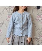【エニィ/ANY / KIDS】のリボン ジャガード カーディガン 人気、トレンドファッション・服の通販 founy(ファニー) ファッション Fashion キッズファッション Fashion for Kids トップス・カットソー Cut & Sew Tops カーディガン Cardigan, Knitwear スカラップ Scallop, Scalloped Edge ポケット Pocket, Pocket Detail リボン Ribbon, Bow レース Lace, Lace Fabric エレガント 上品 Elegant A/W・秋冬 Autumn/Winter thumbnail サックスブルー|ID: prp329100004722695 ipo3291000000034607811