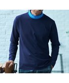 【23区 ゴルフ/23区GOLF / MEN】の【MEN/EC限定】【吸水速乾/UVケア】リブ襟 モックネックシャツ ネイビー系|ID: prp329100004722756 ipo3291000000034134226