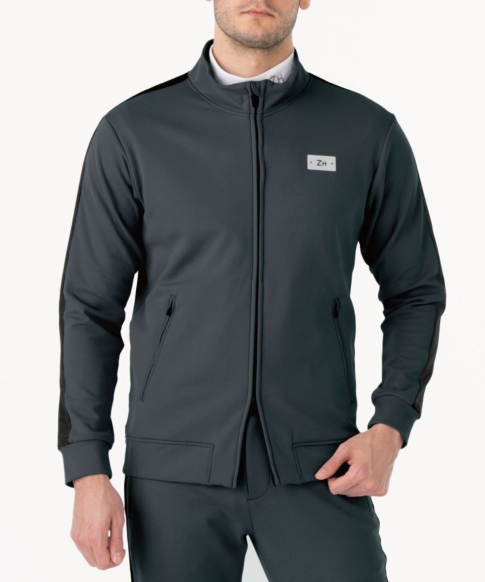 【ゼロハリバートン/ZERO HALLIBURTON / MEN】のハイブリッド スウェット ブルゾン ZHG-A4S7A 82817 インテリア・キッズ・メンズ・レディースファッション・服の通販 founy(ファニー) ファッション Fashion メンズファッション Fashion for Men アウター Men's Coats Outerwear ブルゾンジャケット / カジュアルアウター Bomber Jackets & Blousons おすすめ Recommended / Our Picks ゴルフ Golf ジャケット Jacket, Outerwear スウェット / スエット Sweatshirt, Sweatwear ストレッチ Stretch, Stretchy Fabric スポーティ Sporty, Casual Athletic セットアップ Set-Up, Coordinated Outfit ハイネック High Neck, Mock Neck ブルゾン Blouson, Bomber Jacket エレガント 上品 Elegant 夏 Summer 春 Spring S/S・春夏 SS, Spring/Summer, Warm Season 洗える Machine Washable グレー|ID: prp329100004722759 ipo3291000000034309756