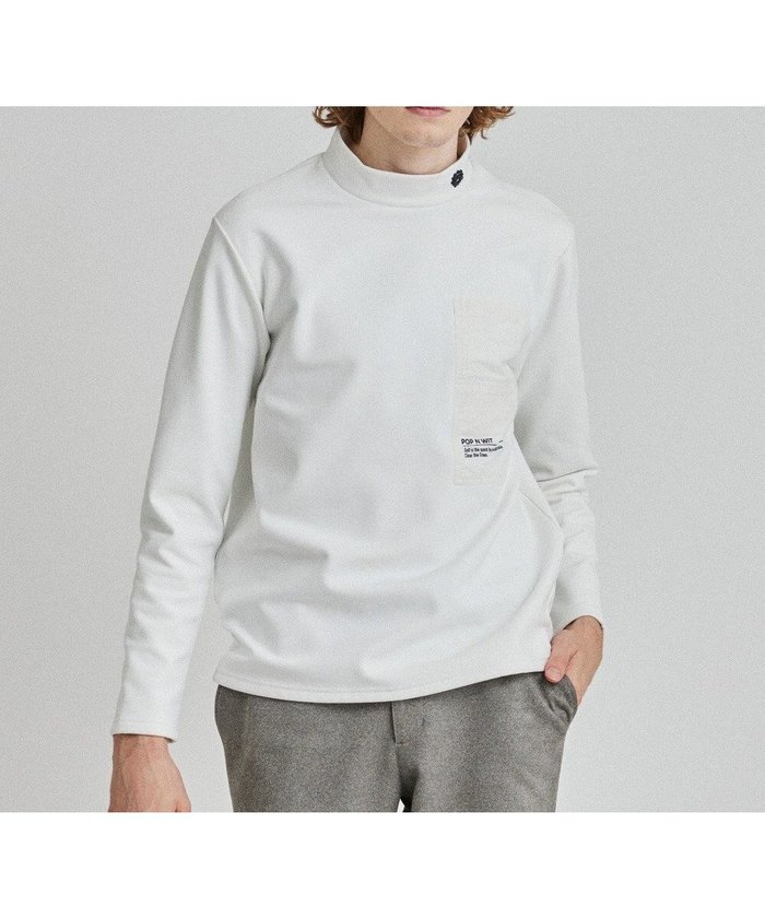 【ピーダブリュサーキュラス/PW CIRCULUS / MEN】の【MEN】裏フリースモックネックT インテリア・キッズ・メンズ・レディースファッション・服の通販 founy(ファニー) https://founy.com/ ファッション Fashion メンズファッション Fashion for Men トップス・カットソー Cut & Sew Tops メンズシャツ Shirts 2024年 2024 2024-2025秋冬・A/W Autumn/Winter 2024–25 AW24–25 インナー Innerwear カットソー Cut and Sewn Top ストレッチ Stretch, Stretchy Fabric ポケット Pocket, Pocket Detail モックネック Mock Neck, Short Turtleneck 人気 Popular, Best Seller 冬 Winter / This Winter A/W・秋冬 Autumn/Winter |ID: prp329100004722760 ipo3291000000034134237