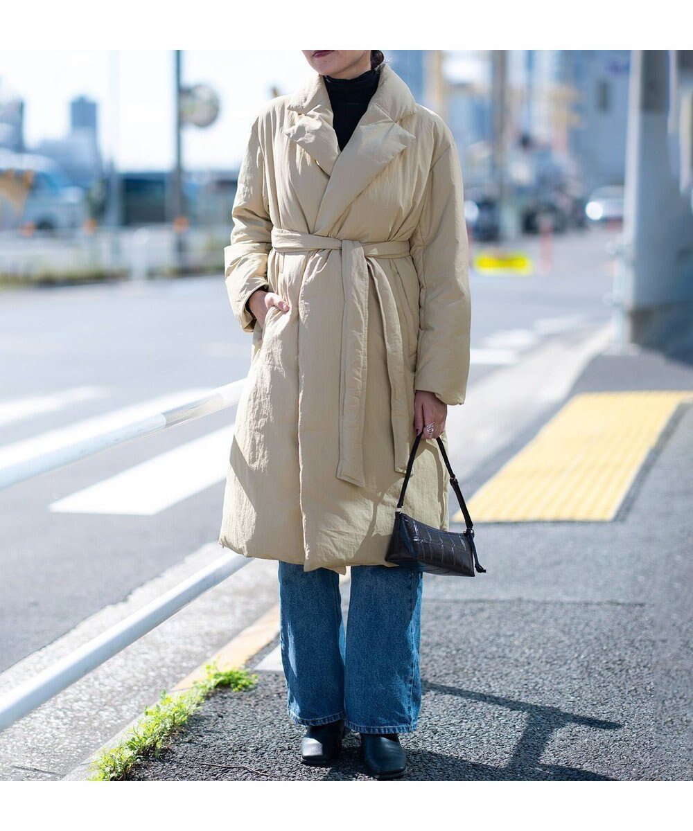 【ケーダブルディー/KWD】の【日本製/高品質ダウン】KWD DOWN COAT ダウンコート インテリア・キッズ・メンズ・レディースファッション・服の通販 founy(ファニー) ファッション Fashion レディースファッション Fashion for Women アウター Coat / Outerwear Collection コート・ロングコート・ピーコート Long Coats, Peacoats & More レディースジャケット・軽アウター Jackets ダウンジャケット・軽量ダウン Warm & Lightweight Down Jackets クラシック Classic, Timeless Style コレクション Collection, Seasonal Line ジャケット Jacket, Outerwear スポーティ Sporty, Casual Athletic ダウン Down, Puffer フィット Fit, Slim Fit フェザー Feather, Feather Detail ループ Loop, Loop Knit A/W・秋冬 Autumn/Winter おすすめ Recommended / Our Picks 日本製 Made In Japan ベージュ|ID: prp329100004722763 ipo3291000000035797142