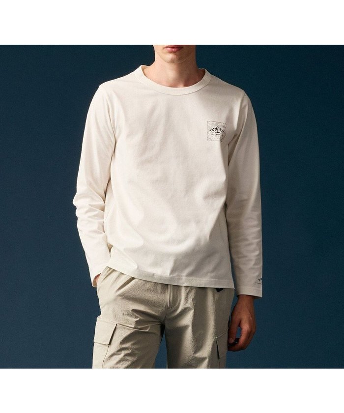 【ジョセフ アブード マウンテン/JOSEPH ABBOUD MOUNTAIN】の【JAPANファブリック/吸水速乾】プレーティング天竺アウトドア Tシャツ インテリア・キッズ・メンズ・レディースファッション・服の通販 founy(ファニー) https://founy.com/ ファッション Fashion レディースファッション Fashion for Women トップス・カットソー Cut & Sew Tops シャツ・ブラウス・オフィスカジュアル Elegant Blouses & Button-Ups ロングTシャツ・Tシャツ Longline T-Shirts & Tees カットソー・ベーシックTシャツ Cut-and-Sewn Tops / Stretch Tees & Basics アウトドア Outdoor Clothing インナー Innerwear カットソー Cut and Sewn Top 吸水 Absorbent, Quick-Dry シンプル Simple, Minimal ファブリック Fabric, Textile プリント Print, Printed Pattern A/W・秋冬 Autumn/Winter 新作・新入荷 New Arrivals / New In おすすめ Recommended / Our Picks |ID: prp329100004722765 ipo3291000000034134254