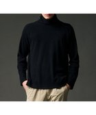 【ジョセフ アブード マウンテン/JOSEPH ABBOUD MOUNTAIN】の【日本製/吸湿発熱/蓄熱保温/ソフト】ソフトウォームワッフル タートルネック Tシャツ ブラック系|ID: prp329100004722768 ipo3291000000034134265