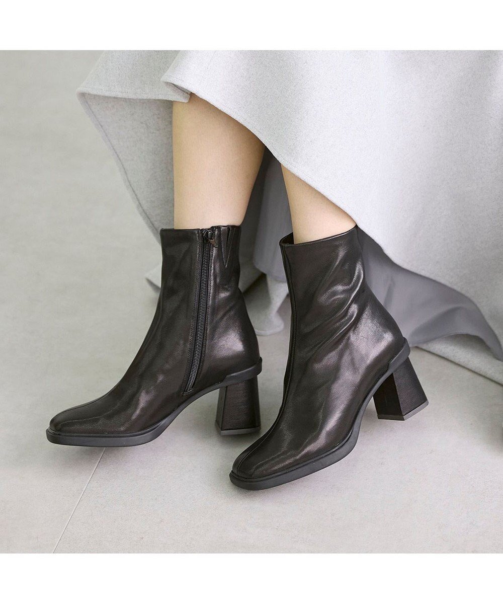 【モード エ ジャコモ/MODE ET JACOMO】のcarino スクエアトゥブロックヒールブーツ インテリア・キッズ・メンズ・レディースファッション・服の通販 founy(ファニー) ファッション Fashion レディースファッション Fashion for Women クール Cool, Chic ショート Short, Short Length シンプル Simple, Minimal スタイリッシュ Stylish, Fashionable フェミニン Feminine, Girly ミドル Middle Length, Mid Height エレガント 上品 Elegant A/W・秋冬 Autumn/Winter ブラック|ID: prp329100004722786 ipo3291000000034134333