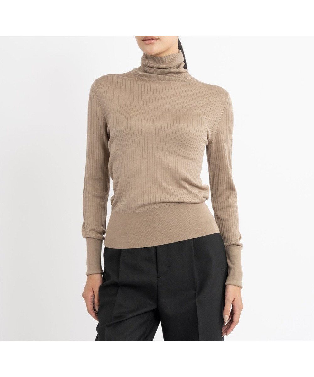 【23区/NIJYUSANKU】の【エステータ】シルクリブ タートルニット 人気、トレンドファッション・服の通販 founy(ファニー) 　ファッション　Fashion　レディースファッション　Fashion for Women　トップス・カットソー　Cut & Sew Tops　ニット　Knit Tops & Sweaters　シルク　Silk, 100% Silk　ストレッチ　Stretch, Stretchy Fabric　スリット　Slit, Slit Detail　セーター　Sweater, Knitwear　雑誌　Magazine, Fashion Magazine　タートル　Turtleneck, Turtle Collar　タートルネック　Turtleneck, High Neck　ワイドリブ　Wide Rib, Wide Ribbed Knit　A/W・秋冬　Autumn/Winter　冬　Winter / This Winter　エレガント 上品　Elegant　 other-1|ID: prp329100004722806 ipo3291000000034134388