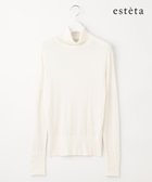 【23区/NIJYUSANKU】の【エステータ】シルクリブ タートルニット オフホワイト系|ID: prp329100004722806 ipo3291000000034134393