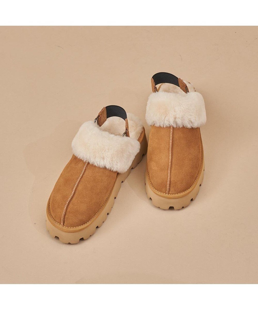 【モード エ ジャコモ/MODE ET JACOMO】のcarino 本革ムートンサボ インテリア・キッズ・メンズ・レディースファッション・服の通販 founy(ファニー) ファッション Fashion レディースファッション Fashion for Women 厚底 Platform Shoes クール Cool, Chic サンダル Sandals, Summer Shoes シンプル Simple, Minimal スタイリッシュ Stylish, Fashionable フェミニン Feminine, Girly 防寒 Cold Protection, Winter-Ready ラップ Wrap, Wrap Design 冬 Winter / This Winter A/W・秋冬 Autumn/Winter エレガント 上品 Elegant キャメル|ID: prp329100004722812 ipo3291000000034134409