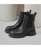 【モード エ ジャコモ/MODE ET JACOMO】のcarino サイドゴアビジューショートブーツ 人気、トレンドファッション・服の通販 founy(ファニー) ファッション Fashion レディースファッション Fashion for Women クリスタル Crystal, Swarovski クール Cool, Chic ショート Short, Short Length シンプル Simple, Minimal スタイリッシュ Stylish, Fashionable スタッズ Studs, Metal Accents ダイヤモンド Diamond, Brilliant Cut ビジュー Bijou, Jewel-like Accent フェミニン Feminine, Girly 防寒 Cold Protection, Winter-Ready ミックス Mix, Mixed Style A/W・秋冬 Autumn/Winter エレガント 上品 Elegant thumbnail ブラック|ID: prp329100004722816 ipo3291000000034134424