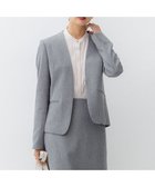 【23区/NIJYUSANKU】の【洗える】ウールライクカルゼ ノーカラー ジャケット 人気、トレンドファッション・服の通販 founy(ファニー) ファッション Fashion レディースファッション Fashion for Women アウター Coat / Outerwear Collection レディースジャケット・軽アウター Jackets ノーカラージャケット / シンプル上品コーデ Collarless Jackets インナー Innerwear 洗える Machine Washable カッティング Cutting Detail ジャケット Jacket, Outerwear ストレッチ Stretch, Stretchy Fabric スリット Slit, Slit Detail スーツ Suit, Formalwear セットアップ Set-Up, Coordinated Outfit ツイル Twist, Twisted Detail テーパード Tapered, Tapered Pants テーラード Tailored, Tailored Fit パターン Pattern, Design Print フィット Fit, Slim Fit フロント Front, Front Design リアル Real, Realistic A/W・秋冬 Autumn/Winter 冬 Winter / This Winter 2023年 2023 2023-2024秋冬・A/W Autumn/Winter 2023–24 AW23–24 thumbnail グレー系|ID: prp329100004722823 ipo3291000000034134455