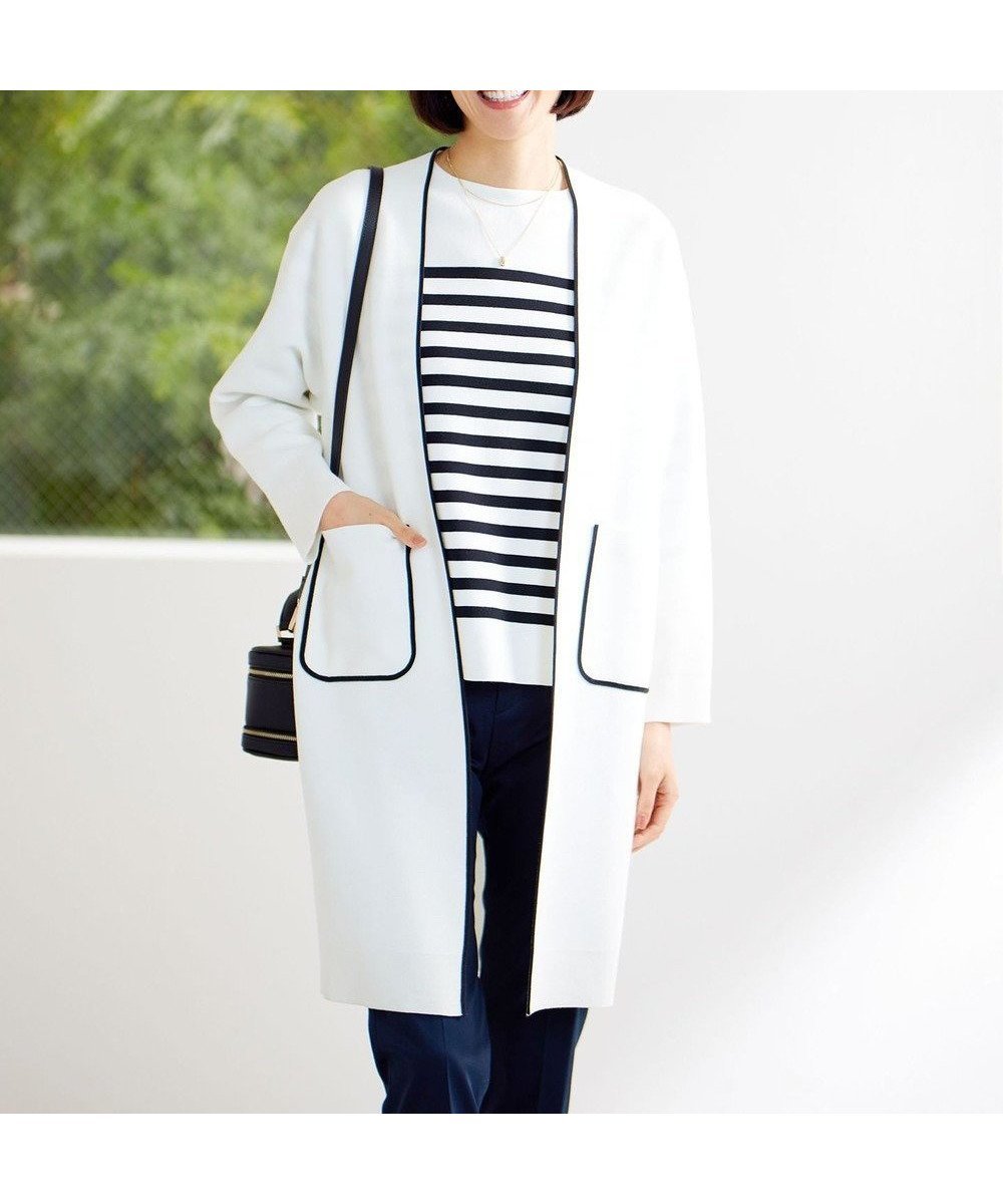 【自由区/JIYU-KU】の【洗える】ドライコットンハイゲージニット アウター 人気、トレンドファッション・服の通販 founy(ファニー) ファッション Fashion レディースファッション Fashion for Women トップス・カットソー Cut & Sew Tops ニット Knit Tops & Sweaters カーディガン・羽織り Layered Style Cardigans カーディガン Cardigan, Knitwear シンプル Simple, Minimal ポケット Pocket, Pocket Detail ロング Long, Long-Length 夏 Summer 春 Spring S/S・春夏 SS, Spring/Summer, Warm Season 洗える Machine Washable other-1|ID: prp329100004724956 ipo3291000000034308662