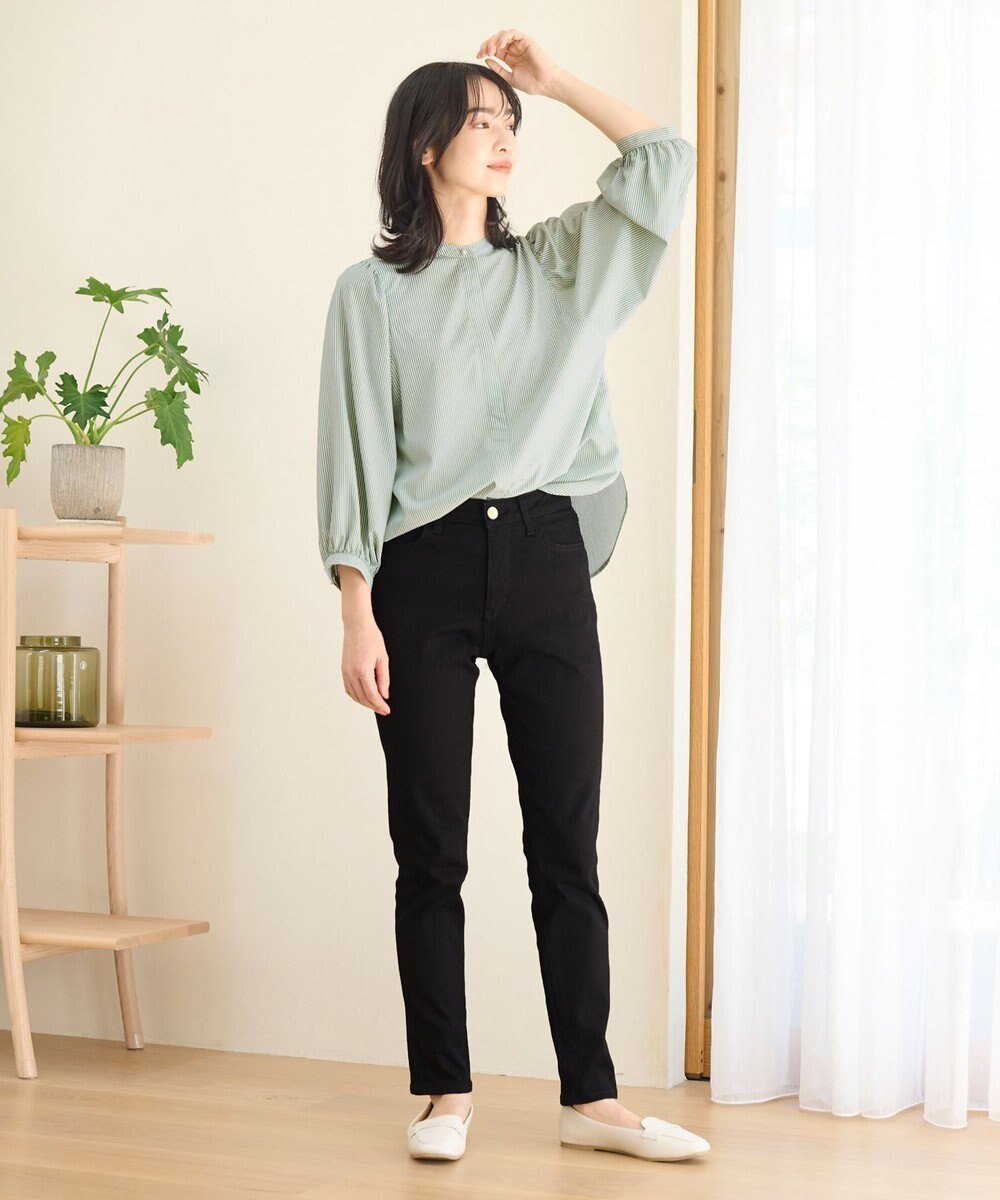 【エニー/ANY】の【美脚見え/お腹周りスッキリ/洗濯機可】スタイルアップスキニー インテリア・キッズ・メンズ・レディースファッション・服の通販 founy(ファニー) ファッション Fashion レディースファッション Fashion for Women パンツ Pants & Trousers 春 Spring スキニーデニム Skinny Jeans, Slim Jeans ストレッチ Stretch, Stretchy Fabric デニム Denim, Jeans Material 定番 Standard, Basic Item 人気 Popular, Best Seller ポケット Pocket, Pocket Detail S/S・春夏 SS, Spring/Summer, Warm Season 夏 Summer ブラック系|ID: prp329100004724957 ipo3291000000034143334