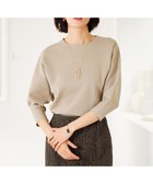 【自由区/JIYU-KU】の【WEB限定カラーあり・洗える】ドライコットンハイゲージプルオーバー ニット 人気、トレンドファッション・服の通販 founy(ファニー) ファッション Fashion レディースファッション Fashion for Women トップス・カットソー Cut & Sew Tops ニット Knit Tops & Sweaters カジュアルプルオーバー・ニットトップス Pullovers & Knit Tops / Casual Pullovers セーター Sweater, Knitwear ベーシック Basic, Essential ボーダー Border, Stripe ミラノ Milano Style, Italian-Inspired ミラノリブ Milano Rib, Milano Stitch エレガント 上品 Elegant 夏 Summer 春 Spring S/S・春夏 SS, Spring/Summer, Warm Season 洗える Machine Washable thumbnail ベージュ|ID: prp329100004724964 ipo3291000000034365437