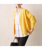 【組曲/KUMIKYOKU】の【洗える・軽量】スポンディッシュニット カーディガン イエロー系|ID: prp329100004724965 ipo3291000000034464296