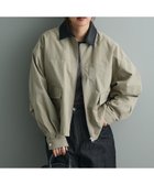 【クラフトスタンダードブティック/CRAFT STANDARD BOUTIQUE】のフェイクレザー衿ブルゾン Light Khaki|ID: prp329100004724976 ipo3291000000035852924