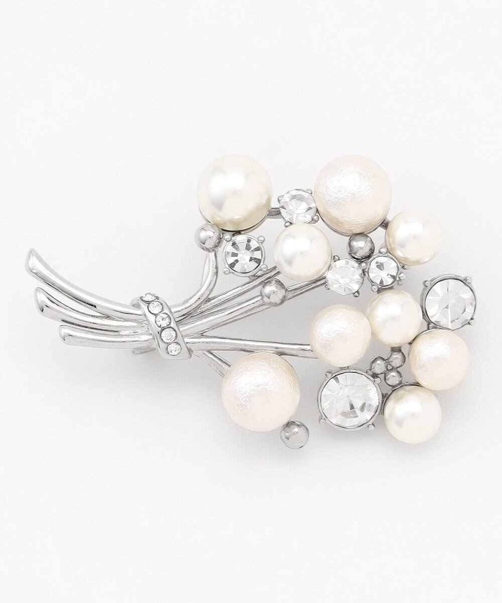 【ジェイ プレス/J.PRESS】のBouquet ブローチ インテリア・キッズ・メンズ・レディースファッション・服の通販 founy(ファニー) ファッション Fashion レディースファッション Fashion for Women おすすめ Recommended / Our Picks アクセサリー Fashion Accessories エレガント 上品 Elegant ショール Shawl, Wrap シンプル Simple, Minimal ジャケット Jacket, Outerwear セレモニー Ceremony パール Pearl, Pearl Accent ビジュー Bijou, Jewel-like Accent フラワー Flower, Floral ブローチ Brooch, Pin Brooch シルバー系|ID: prp329100004724978 ipo3291000000034143428