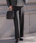 【ジェイ プレス/J.PRESS】のジョーゼット裏起毛 ワイド パンツ チャコール×ネイビー系|ID: prp329100004724980 ipo3291000000035588928