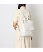 【アンビリオン/UNBILLION】のピークスピーク PEAKS PEAK / 牛革レザーメッシュA4リュック アイボリー|ID: prp329100004724996 ipo3291000000035867524