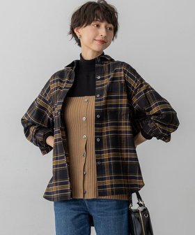 【23区/NIJYUSANKU】 【洗える】ブラッシュド ビエラチェック シャツ人気、トレンドファッション・服の通販 founy(ファニー) ファッション Fashion レディースファッション Fashion for Women トップス・カットソー Cut & Sew Tops シャツ・ブラウス・オフィスカジュアル Elegant Blouses & Button-Ups 洗える Machine Washable クラシック Classic, Timeless Style タートルネック Turtleneck, High Neck チェック Check, Plaid, Tartan デニム Denim, Jeans Material モダン Modern, Contemporary モノトーン Monotone, Black and White リラックス Relax, Relaxed Fit 冬 Winter / This Winter A/W・秋冬 Autumn/Winter 新作・新入荷 New Arrivals / New In エレガント 上品 Elegant 2025年 2025 2025-2026秋冬・A/W Autumn/Winter 2025–26 AW25–26 |ID:prp329100004725002
