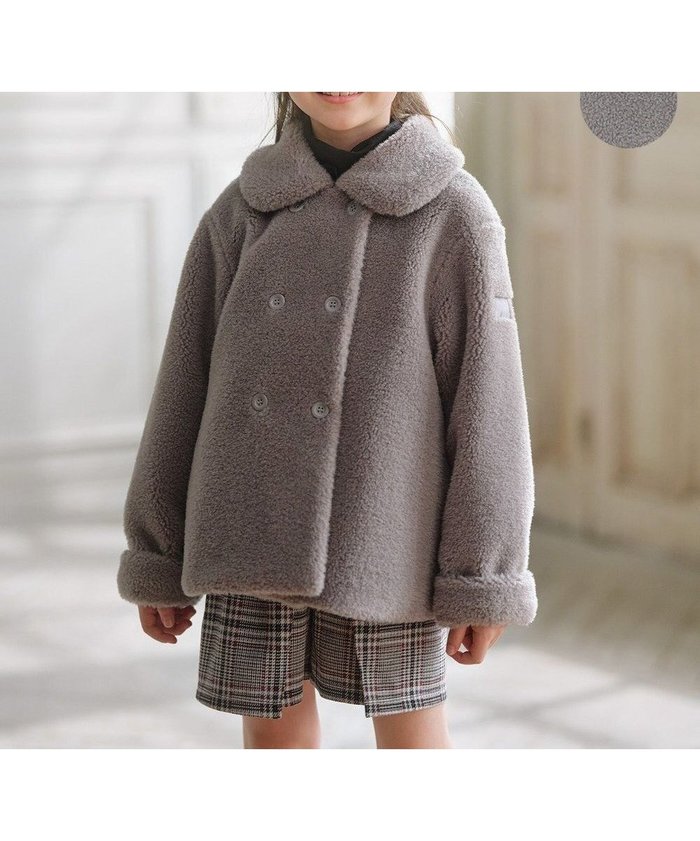 【組曲 / KIDS/KUMIKYOKU】の【110-140㎝】スライバー ピーコート インテリア・キッズ・メンズ・レディースファッション・服の通販 founy(ファニー) https://founy.com/ ファッション Fashion キッズファッション Fashion for Kids アウター Coat Outerwear /Kids ジャケット Jacket, Outerwear ダブル Double, Double-Breasted エレガント 上品 Elegant A/W・秋冬 Autumn/Winter |ID: prp329100004725108 ipo3291000000034176896