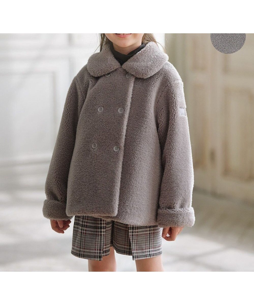 【組曲 / KIDS/KUMIKYOKU】の【110-140㎝】スライバー ピーコート 人気、トレンドファッション・服の通販 founy(ファニー) 　ファッション　Fashion　キッズファッション　Fashion for Kids　アウター　Coat Outerwear /Kids　ジャケット　Jacket, Outerwear　ダブル　Double, Double-Breasted　エレガント 上品　Elegant　A/W・秋冬　Autumn/Winter　 other-1|ID: prp329100004725108 ipo3291000000034176896