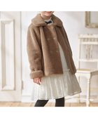 【組曲 / KIDS/KUMIKYOKU】の【110-140㎝】スライバー ピーコート 人気、トレンドファッション・服の通販 founy(ファニー) ファッション Fashion キッズファッション Fashion for Kids アウター Coat Outerwear /Kids ジャケット Jacket, Outerwear ダブル Double, Double-Breasted エレガント 上品 Elegant A/W・秋冬 Autumn/Winter thumbnail ブラウン|ID: prp329100004725108 ipo3291000000034176898