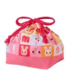 【ミキハウスホットビスケッツ/MIKI HOUSE HOT BISCUITS / KIDS】の【ミキハウス】 ランチバッグ 人気、トレンドファッション・服の通販 founy(ファニー) ファッション Fashion キッズファッション Fashion for Kids おすすめ Recommended / Our Picks ギフト プレゼント Gift / Present ブロック Block, Solid Block Pattern 巾着 Drawstring Bag, Kinchaku thumbnail ピンク|ID: prp329100004725125 ipo3291000000034387438
