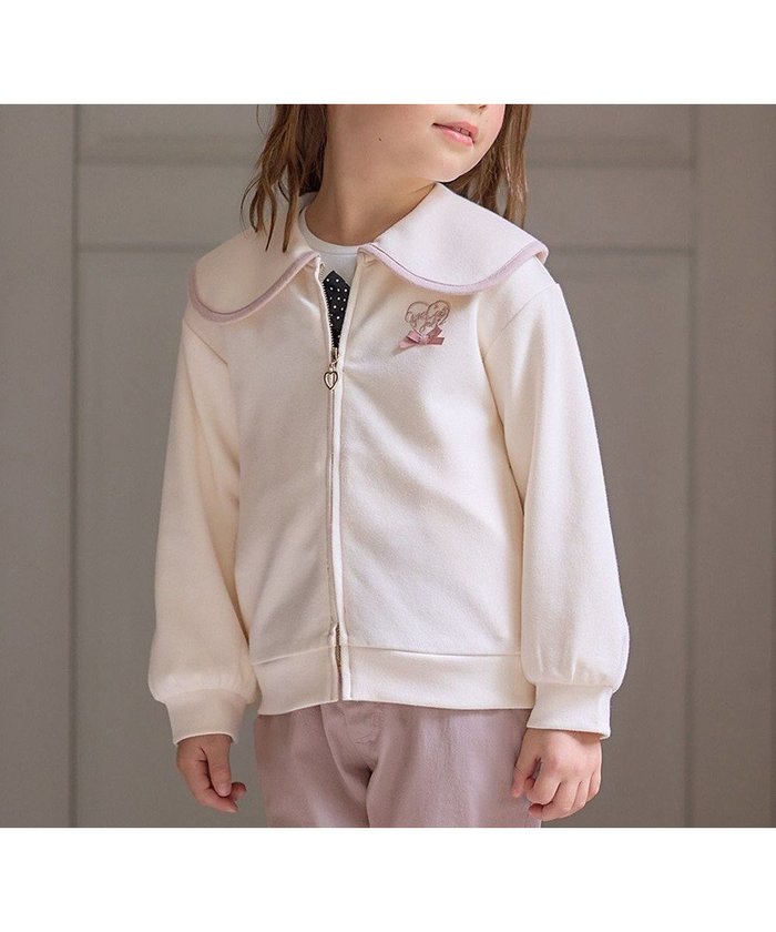 【エニィ/ANY / KIDS】のセーラーカラー ブルゾン インテリア・キッズ・メンズ・レディースファッション・服の通販 founy(ファニー) https://founy.com/ ファッション Fashion キッズファッション Fashion for Kids アウター Coat Outerwear /Kids ジャケット Jacket, Outerwear ブルゾン Blouson, Bomber Jacket ポケット Pocket, Pocket Detail A/W・秋冬 Autumn/Winter |ID: prp329100004725129 ipo3291000000034144490