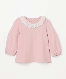 【組曲 / KIDS/KUMIKYOKU】の【80~100㎝】エンブロイダリー Tシャツ 人気、トレンドファッション・服の通販 founy(ファニー) ファッション Fashion キッズファッション Fashion for Kids トップス・カットソー Cut & Sew Tops インナー Innerwear エンブロイダリー Embroidery Design カットソー Cut and Sewn Top スカラップ Scallop, Scalloped Edge A/W・秋冬 Autumn/Winter |ID:prp329100004725131