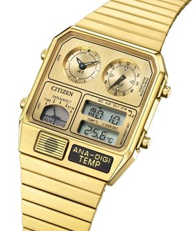 【シチズン/CITIZEN】の【レトロなアナデジ限定モデル】Metallic ANA-DIGI TEMP(メタリック アナデジテンプ)JG2101-51H 人気、トレンドファッション・服の通販 founy(ファニー) ファッション Fashion レディースファッション Fashion for Women イエロー Yellow 腕時計 Wristwatch ガラス Glass, Glassware クリスタル Crystal, Swarovski 時計 Watch, Wristwatch メタル Metal, Metal Parts |ID:prp329100004725135