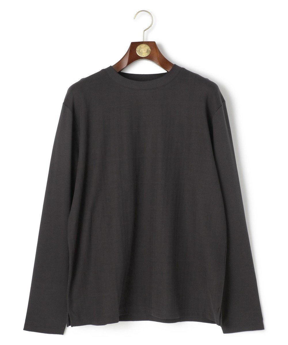 【ジェイ プレス/J.PRESS / MEN】の【ビジネス対応】リンクスシャドーチェック ロングスリーブTシャツ 人気、トレンドファッション・服の通販 founy(ファニー) 　ファッション　Fashion　メンズファッション　Fashion for Men　トップス・カットソー　Cut & Sew Tops　メンズシャツ　Shirts　インナー　Innerwear　カットソー　Cut and Sewn Top　シャドー　Shadow, Subtle Pattern　ジャカード／ジャガード　Jacquard, Woven Pattern　ジャケット　Jacket, Outerwear　スリーブ　Sleeve, Long Sleeve / Short Sleeve　チェック　Check, Plaid, Tartan　テレコ　Ribbed, Rib Stitch　フィット　Fit, Slim Fit　レギュラー　Regular, Standard Fit　ロング　Long, Long-Length　A/W・秋冬　Autumn/Winter　S/S・春夏　SS, Spring/Summer, Warm Season　夏　Summer　エレガント 上品　Elegant　ビジネス 仕事 通勤　Business / Work / Commuting　 other-1|ID: prp329100004725148 ipo3291000000034144556