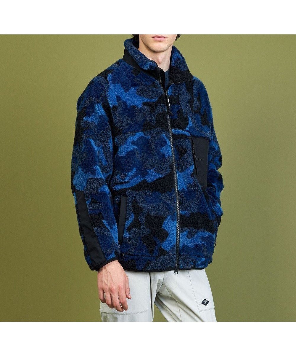 【ジョセフ アブード マウンテン/JOSEPH ABBOUD MOUNTAIN】の【軽量】カモフラージュフリース ブルゾン インテリア・キッズ・メンズ・レディースファッション・服の通販 founy(ファニー) ファッション Fashion レディースファッション Fashion for Women アウター Coat / Outerwear Collection レディースジャケット・軽アウター Jackets ブルゾンジャケット・スポーティアウター Blouson Jackets ジャケット Jacket, Outerwear ストレッチ Stretch, Stretchy Fabric ブルゾン Blouson, Bomber Jacket ポケット Pocket, Pocket Detail A/W・秋冬 Autumn/Winter 軽量 Lightweight, Ultra Light ネイビー系7|ID: prp329100004725149 ipo3291000000034144562