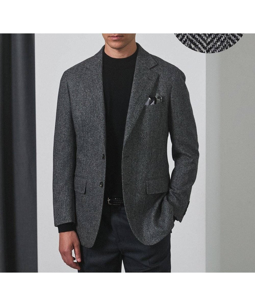 【五大陸/gotairiku / MEN】の新色追加【一部ストレッチ】カシミヤブレンド 定番ツイードジャケット(25年モデル) インテリア・キッズ・メンズ・レディースファッション・服の通販 founy(ファニー) ファッション Fashion メンズファッション Fashion for Men アウター Men's Coats Outerwear テーラードジャケット Tailored Jackets & Blazers キュプラ Cupro, Eco Fabric シェイプ Shape, Slim Fit ジャケット Jacket, Outerwear ストレッチ Stretch, Stretchy Fabric ツイード Twill, Twill Weave 定番 Standard, Basic Item 人気 Popular, Best Seller モダン Modern, Contemporary モノトーン Monotone, Black and White 冬 Winter / This Winter A/W・秋冬 Autumn/Winter エレガント 上品 Elegant グレー×ヘリンボーン|ID: prp329100004725156 ipo3291000000034198909