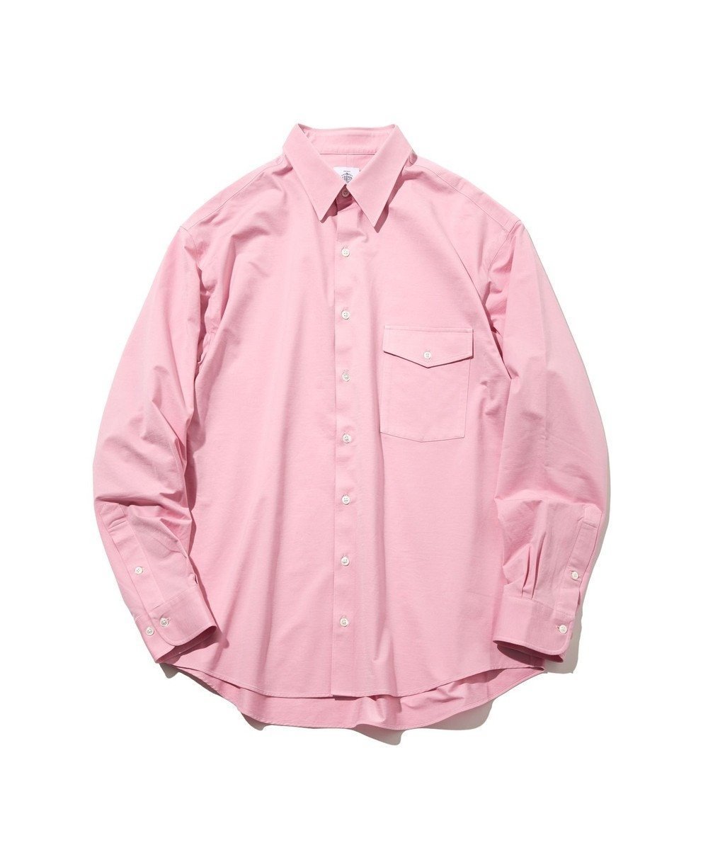 【ジェイ プレス/J.PRESS / MEN】の【J.PRESS ORIGINALS】KANEMASA 46G Jersey Pin Oxford Regular Collar Shirt / Japan Made インテリア・キッズ・メンズ・レディースファッション・服の通販 founy(ファニー) 　ファッション　Fashion　メンズファッション　Fashion for Men　トップス・カットソー　Cut & Sew Tops　メンズシャツ　Shirts　シンプル　Simple, Minimal　フラップ　Flap, Flap Pocket　ポケット　Pocket, Pocket Detail　リラックス　Relax, Relaxed Fit　A/W・秋冬　Autumn/Winter　S/S・春夏　SS, Spring/Summer, Warm Season　夏　Summer　エレガント 上品　Elegant　ピンク系|ID: prp329100004725168 ipo3291000000034243753